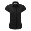 Ladies’ Cap Sleeve Polycotton Easy Care Fitted Poplin Shirt