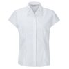 Ladies’ Cap Sleeve Polycotton Easy Care Fitted Poplin Shirt