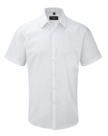 Men’s Short Sleeve Herringbone Shirt